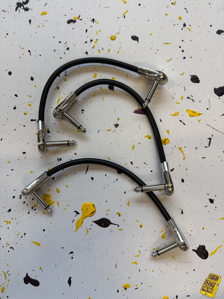 3X Patchkabel zilver 15 cm