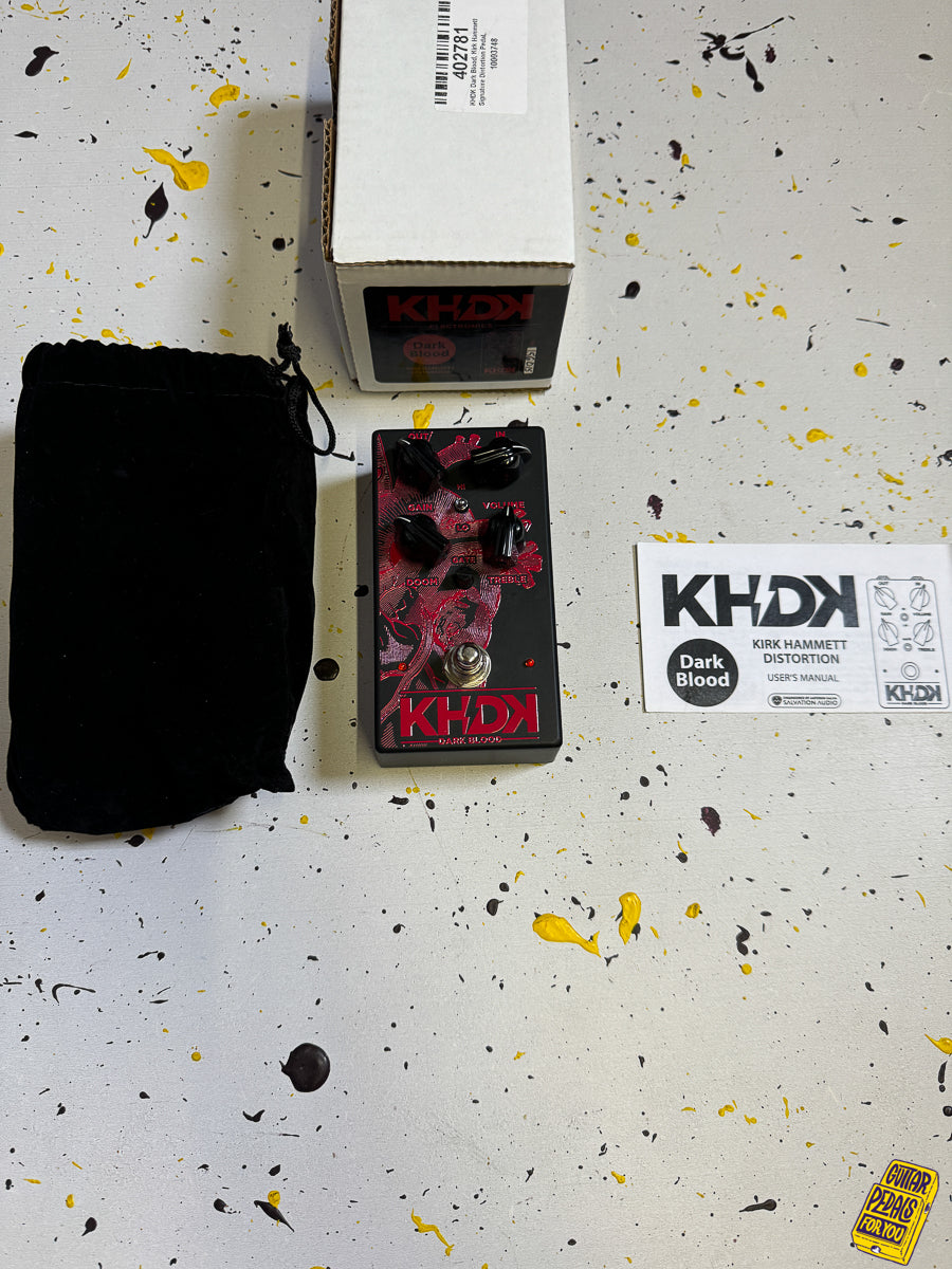 KHDK Electronics Dark Blood Kirk Hammett Signature Distortion