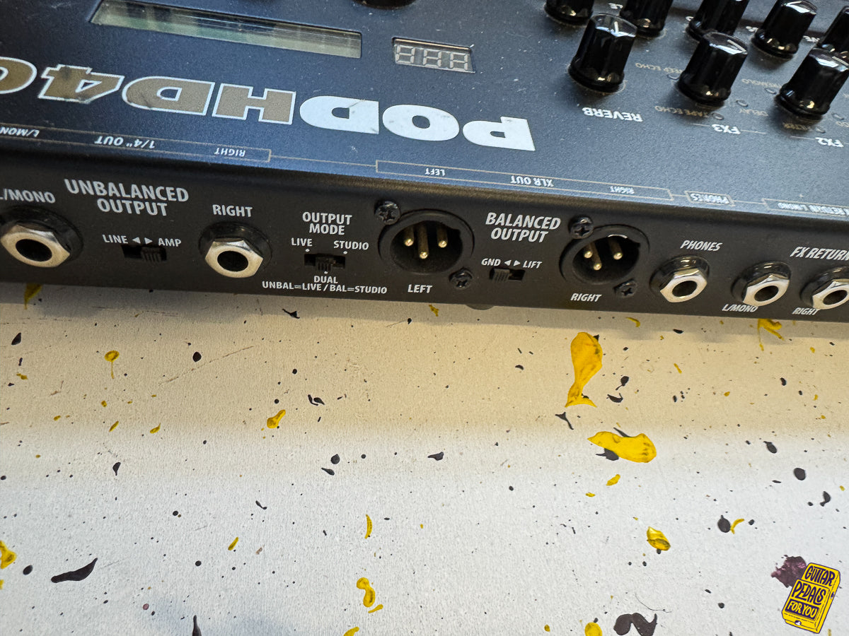 Line 6 POD HD400 Multi-Effect and Amp Modeler