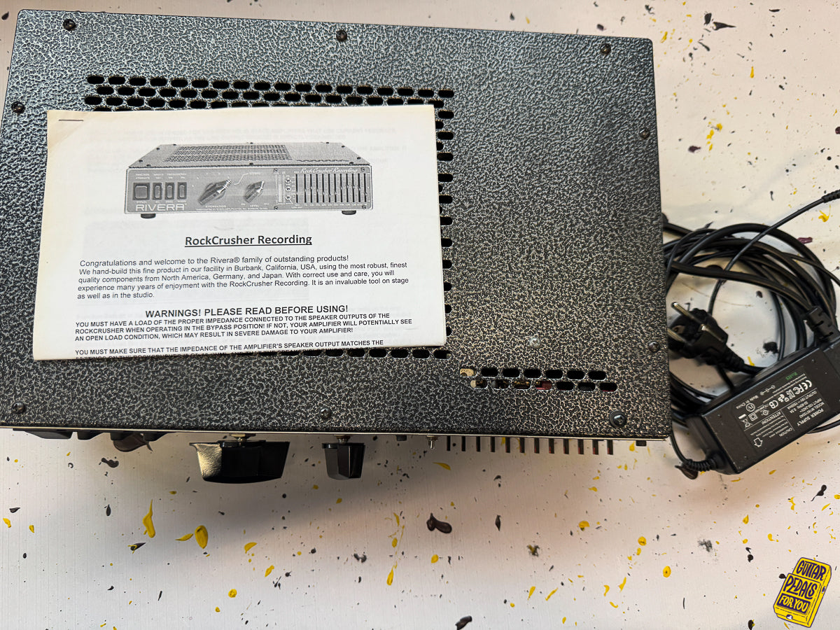 Rivera RockCrusher Recording