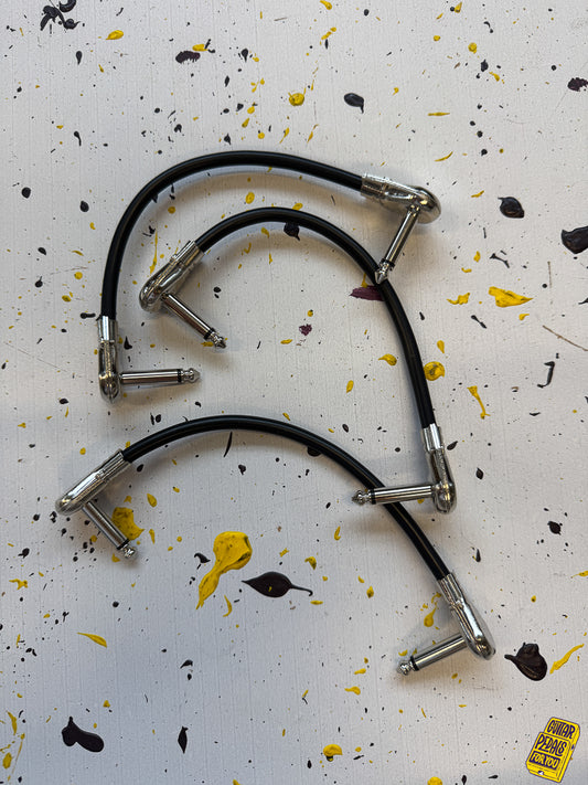 3X Patchkabel zilver 15 cm