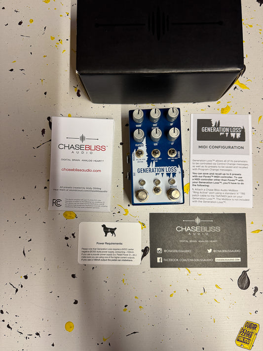 Chase Bliss Audio/Cooper FX Limited Edition Generation Loss