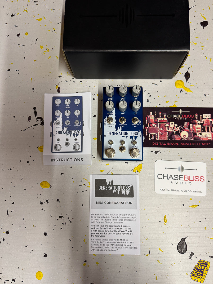 Chase Bliss Audio/Cooper FX Limited Edition Generation Loss
