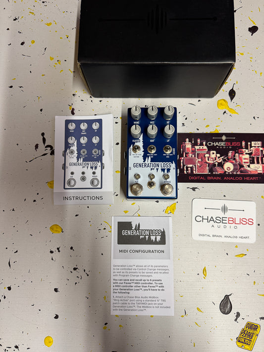 Chase Bliss Audio/Cooper FX Limited Edition Generation Loss