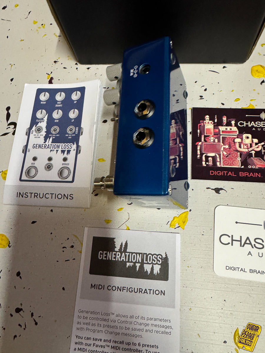 Chase Bliss Audio/Cooper FX Limited Edition Generation Loss