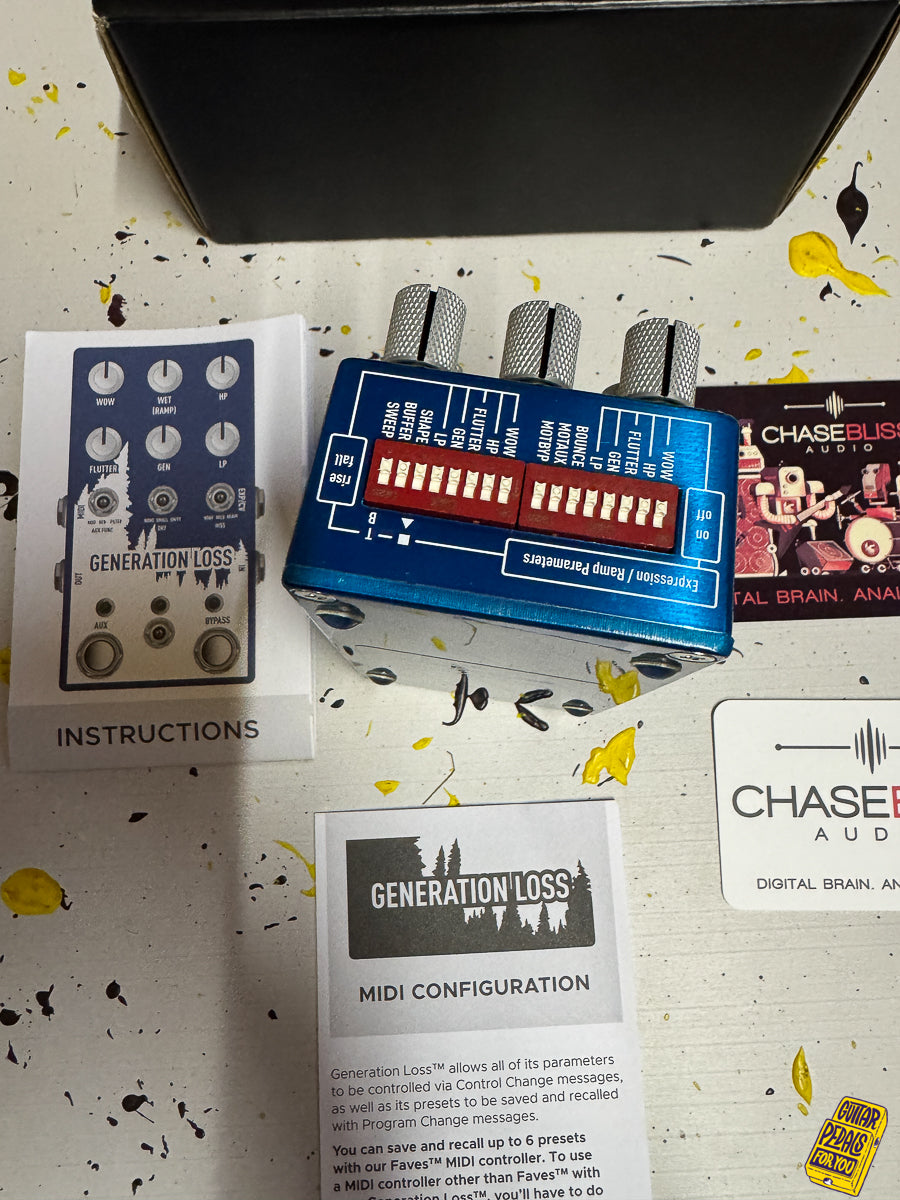 Chase Bliss Audio/Cooper FX Limited Edition Generation Loss