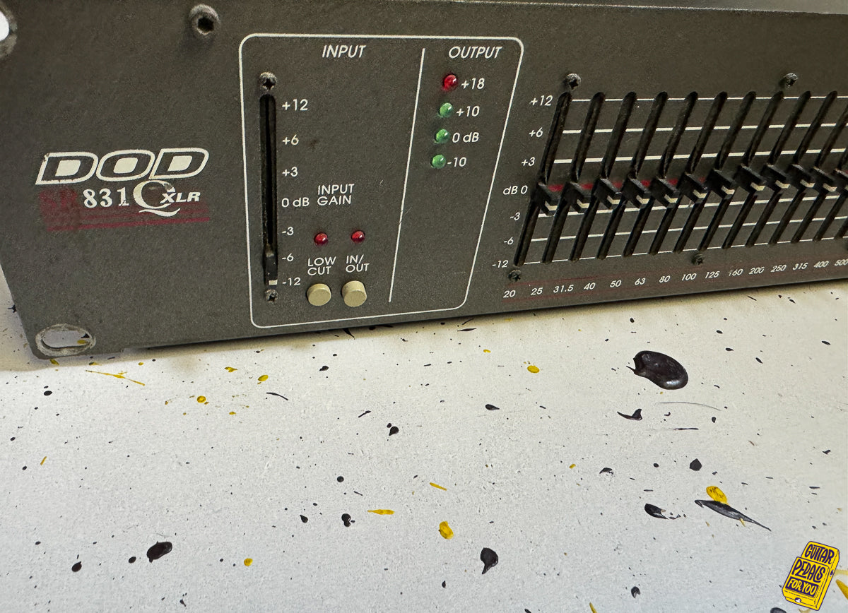 DOD 831qxlr GRAPHIC EQUALIZER 31 BAND M0NO EQ 1/4" XLR 831