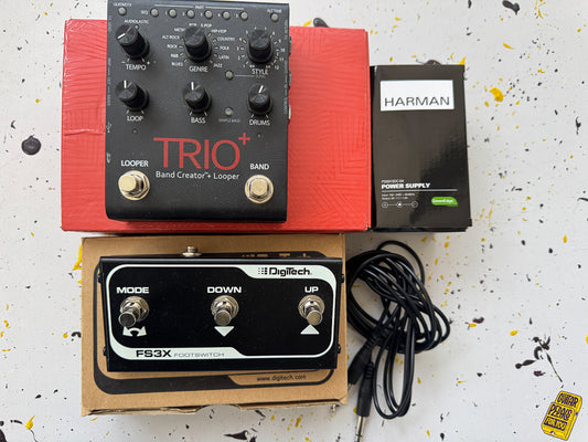 DigiTech TRIO Plus Band Creator + Looper & Digitech FS3X