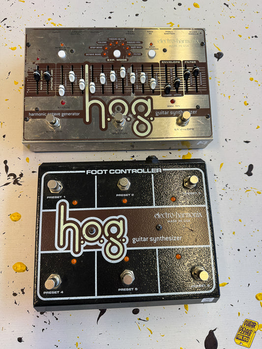Electro-Harmonix HOG Guitar Synthesizer + Controller