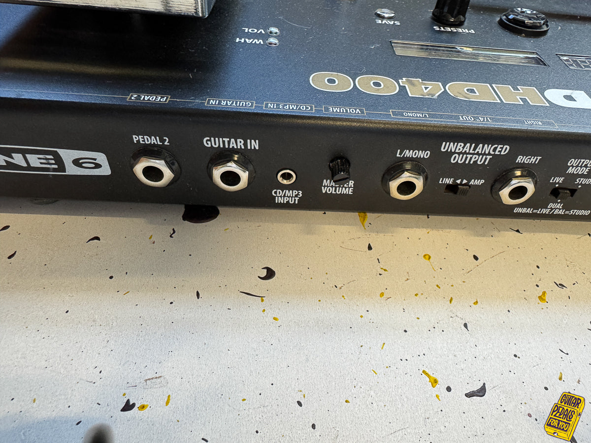 Line 6 POD HD400 Multi-Effect and Amp Modeler