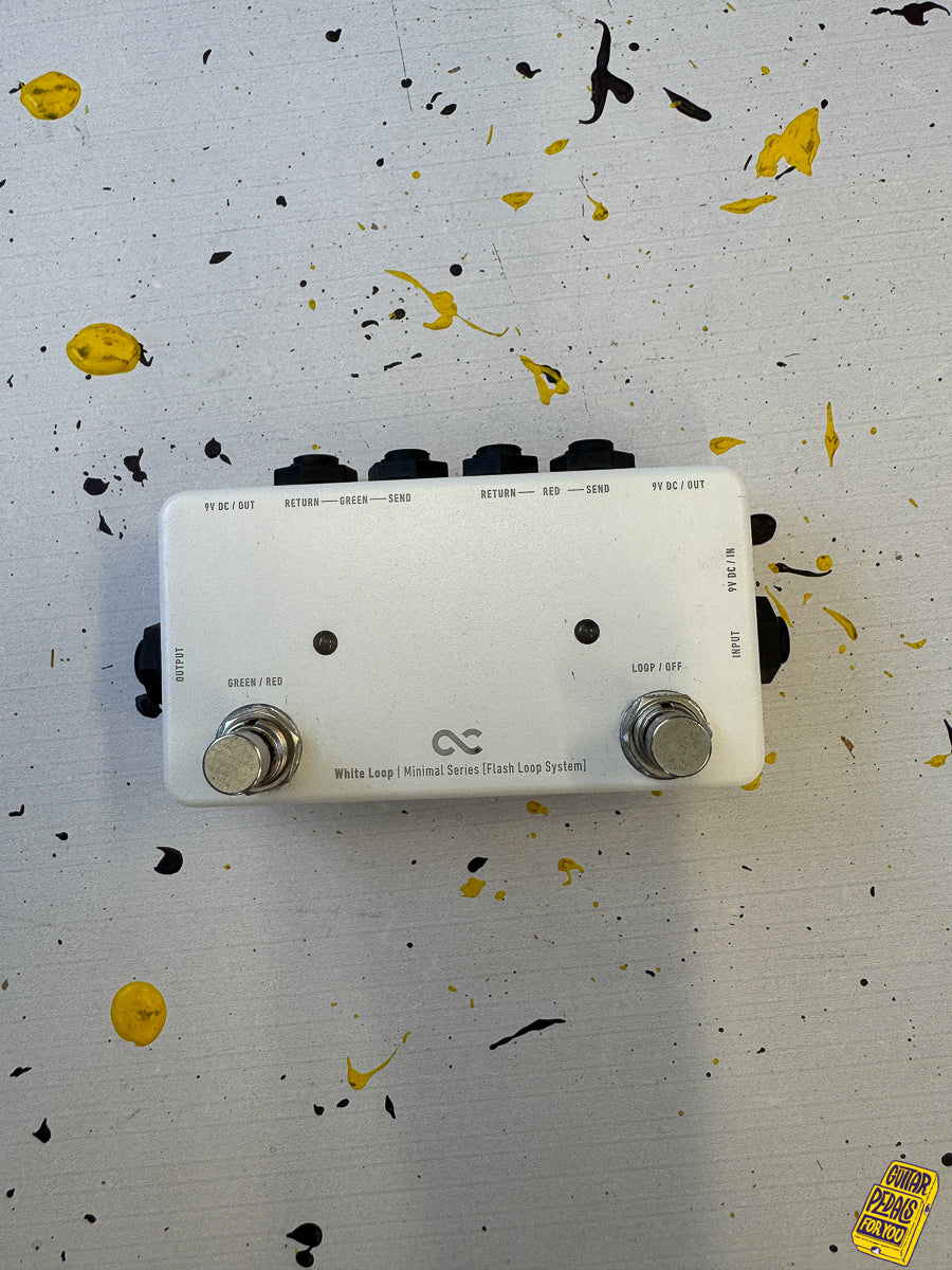 One Control Minimal Series White Loop A/B switch en looper